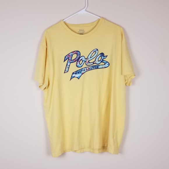Polo Ralph Lauren Other - Polo Ralph Lauren Classic Fit Yellow Hula Girl Logo T-Shirt